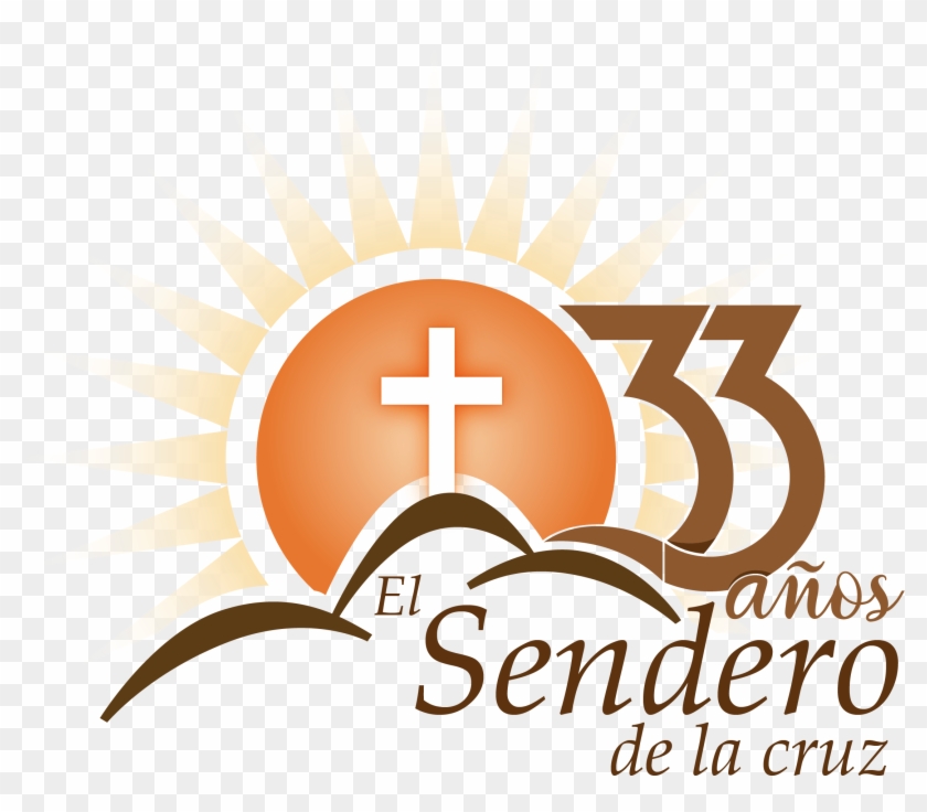 Logo Sendero 33 Aniversario - Iglesia Cristiana El Sendero De La Cruz Clipart