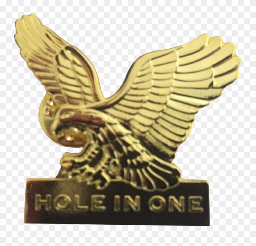 Hole In One Badge - Red-tailed Hawk Clipart