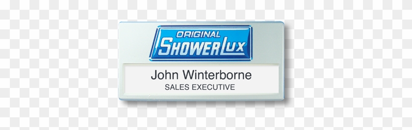 Re Usable Staff Name Badge, Laser Paper Provided - Graphics Clipart