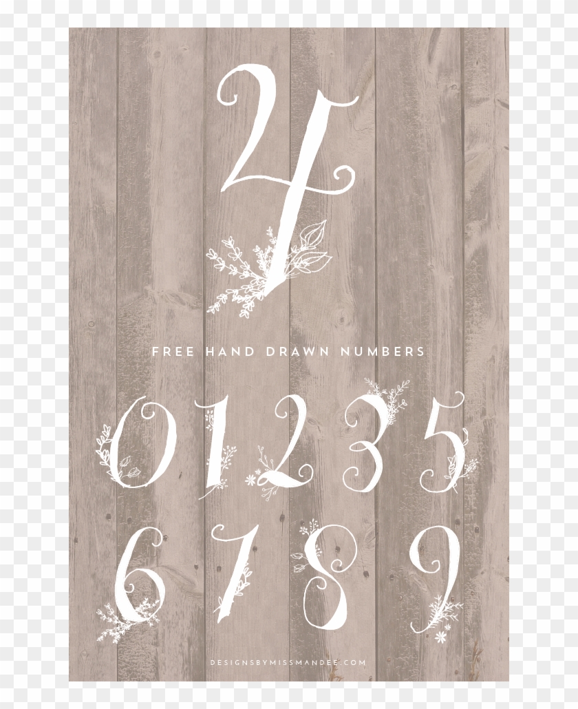 Stunning Hand Drawn Numbers Clipart #5174300
