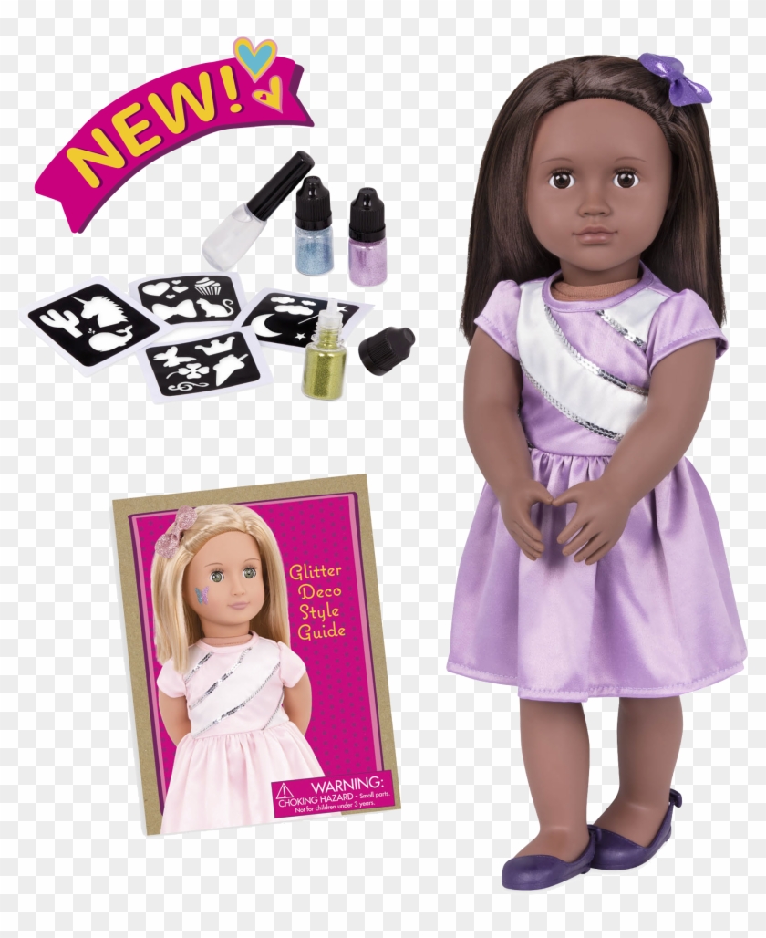 Shyanne 18-inch Glitter Tattoo Deco Doll - Our Generation Glitter Tattoo Doll Rosalyn Clipart