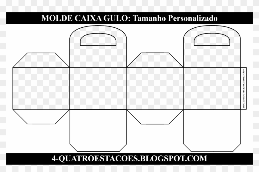 Caixa Explosiva Moldes - Symmetry Clipart