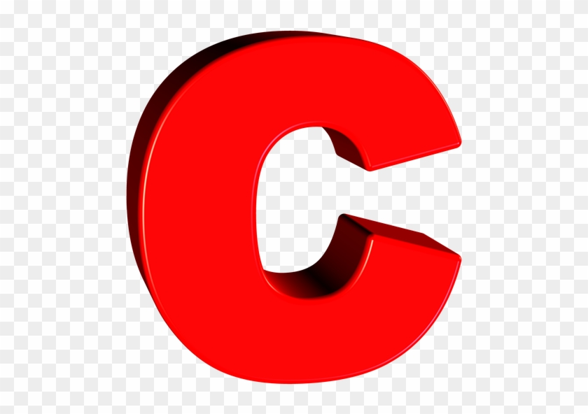 Alphabet Letter Character 3d Font Text Capital - Letter C Clipart #5174878