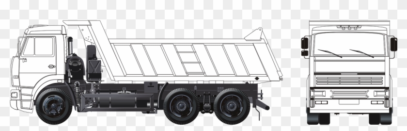 Truck,kamaz,russian - รูป วาด รถ บรรทุก Clipart