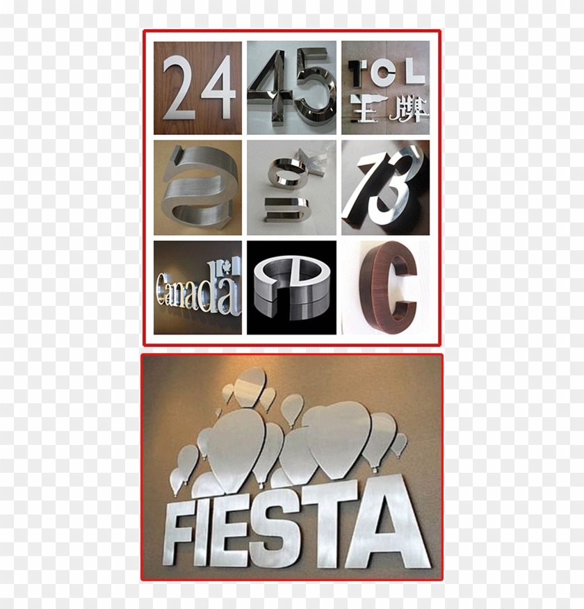 3d Steel Letters Sign Boards - Aluminium Letters Signage Clipart #5175166