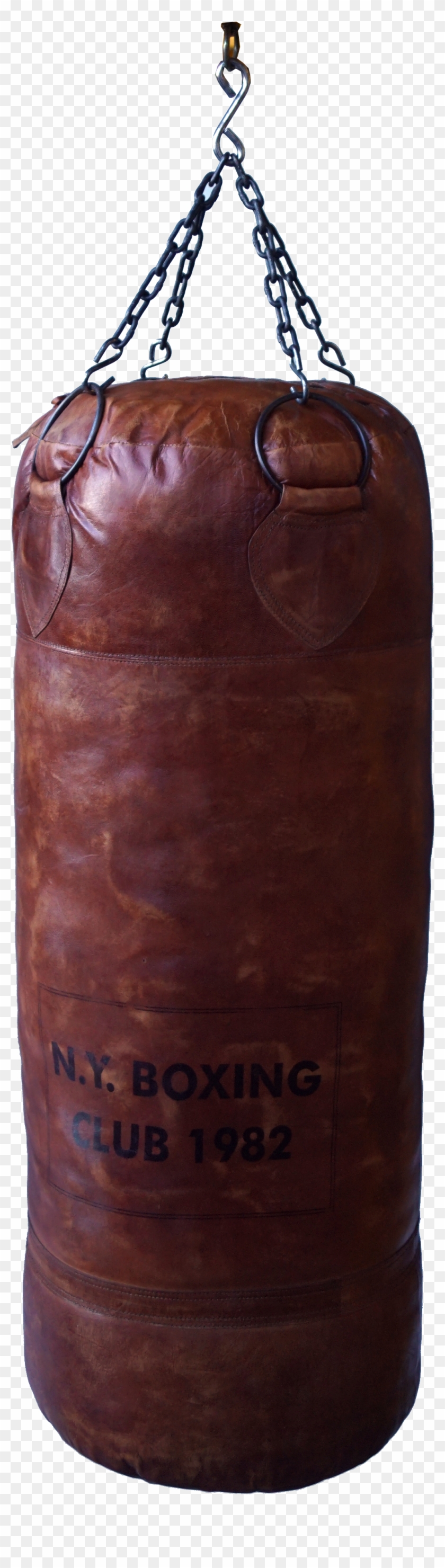 Leather Style Punch Bag - Money Bag Clipart