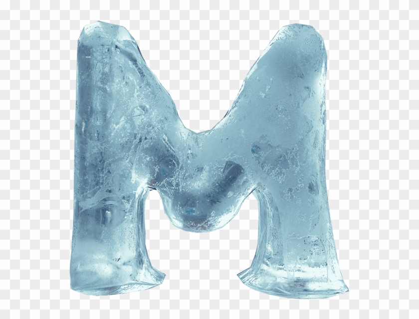 Ice Ice Baby Font - Letters Blue Ice Png Clipart