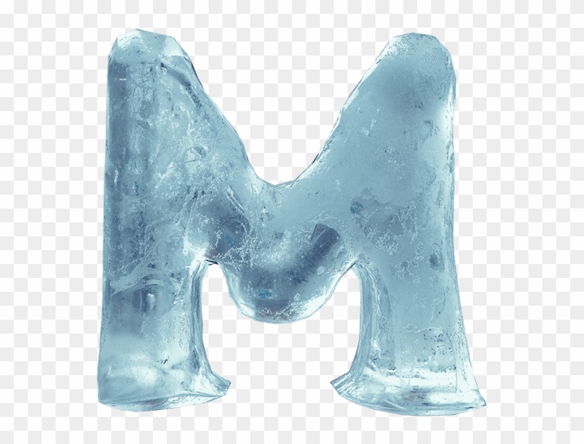Ice Ice Baby Font - Letters Blue Ice Png Clipart #5175220