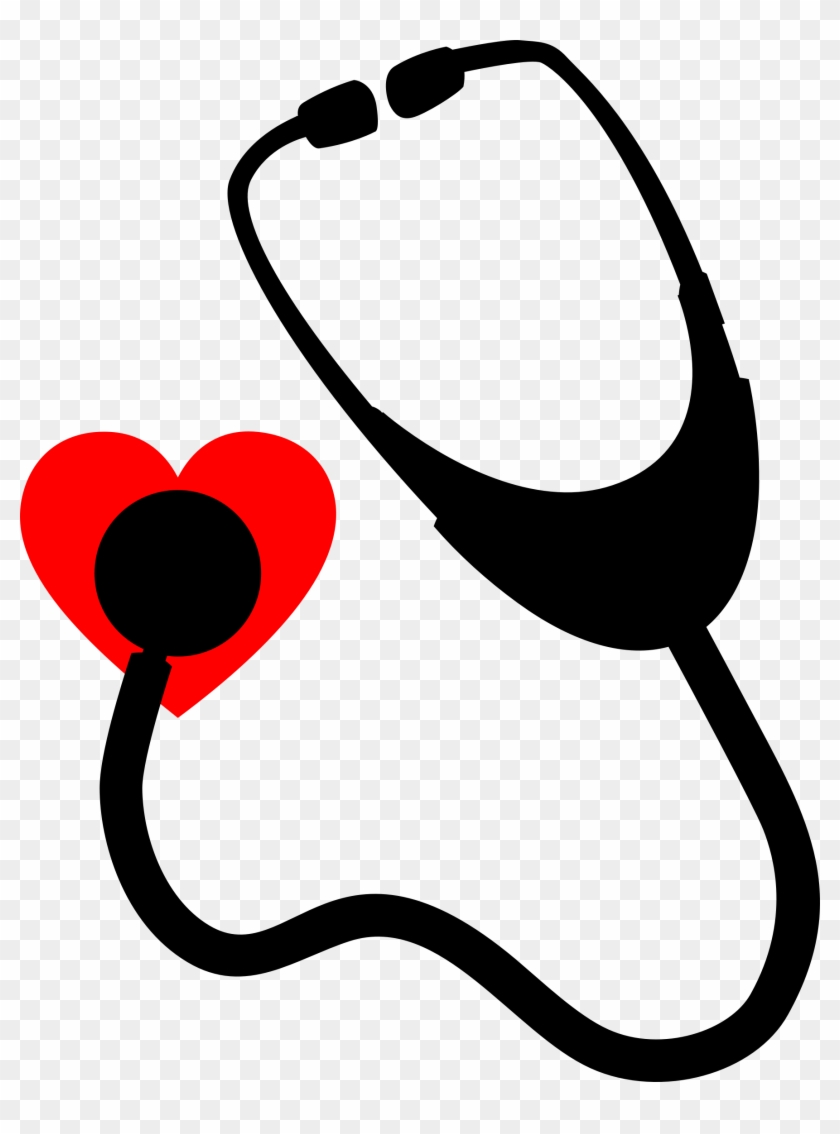 This Free Icons Png Design Of Heart Stethoscope - Stethoscope Medical Clip Art Transparent Png #5175310