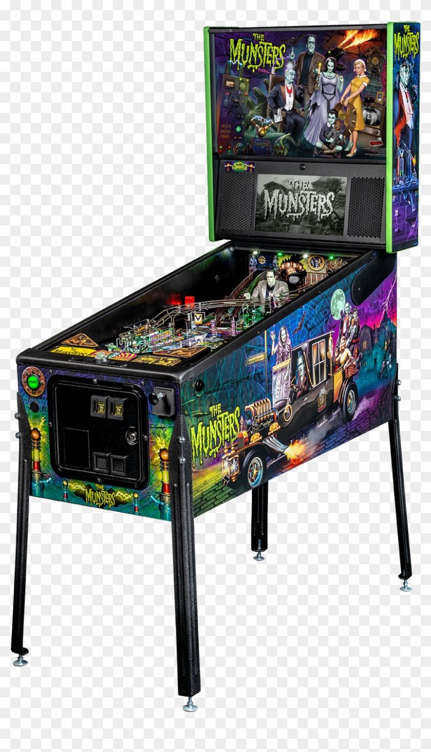 Munsters Pinball Pro Cabinet Lf - Stern Munsters Pinball Clipart