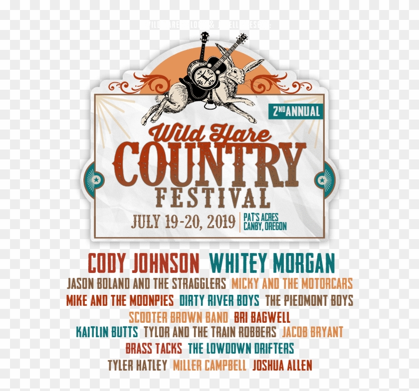 Wild Hare Country Fest - Illustration Clipart