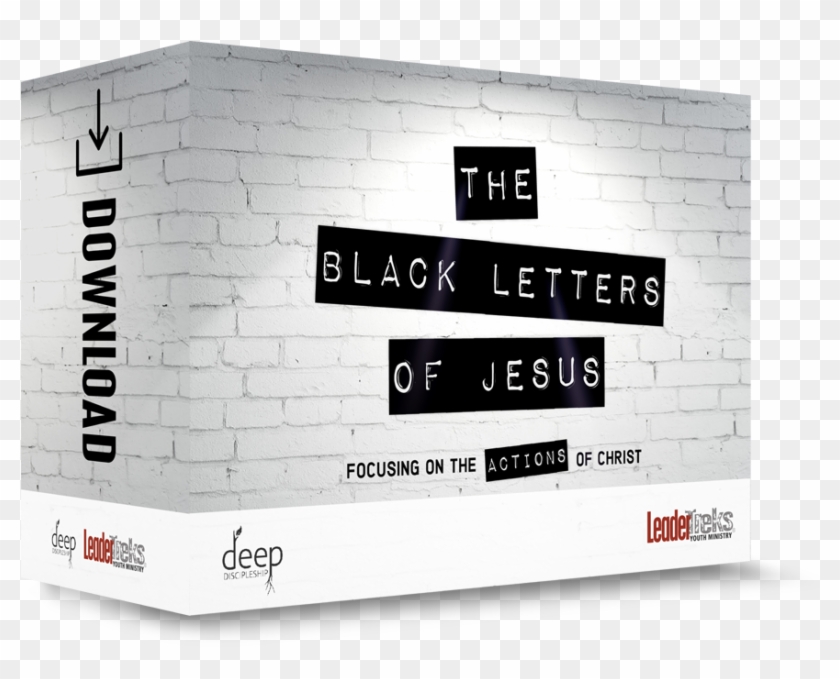 The Black Letters Of Jesus - Black Letters Of Jesus Clipart
