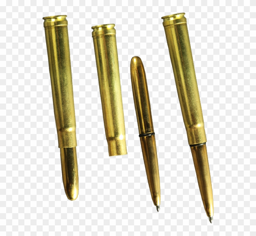 375 Mag Brass Bullet Pen - Brass Bullet Clipart #5176129