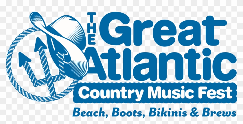 The Great Atlantic Country Music Fest - Graphic Design Clipart #5176303