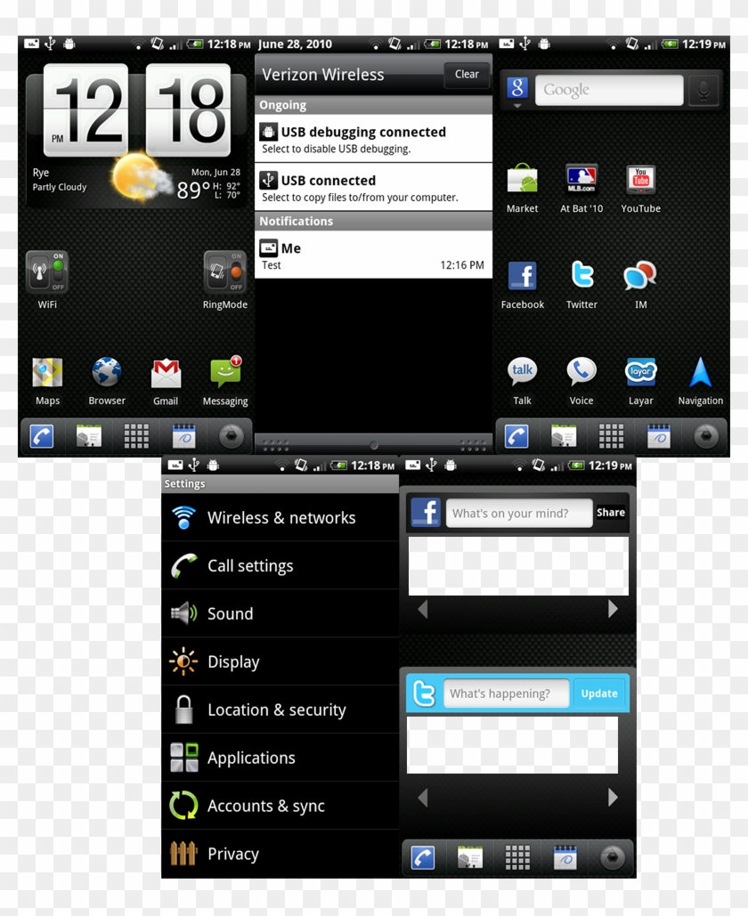 Custom App Bar - Htc Clipart