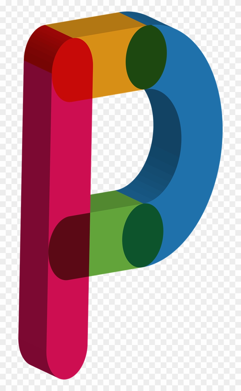 Alphabet 3d Albhabet Letters Png Image - 3d Letter P Transparent Clipart #5176411