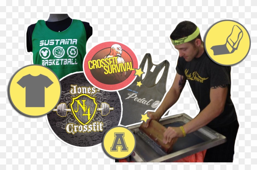 Wear Your Ideas - Screen Printing Logo Ideas Clipart