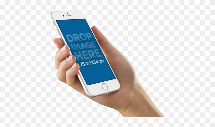 Mano - Mockup Iphone Hand Png Clipart