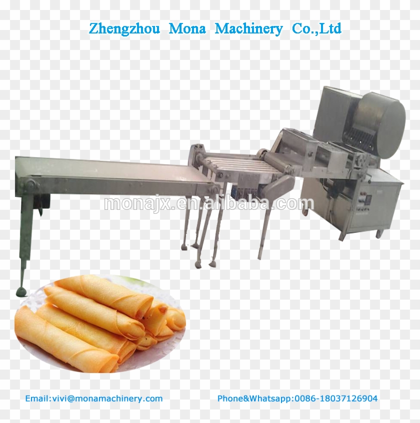 Fully Automatic Spring Roll Sheet - Fast Food Clipart