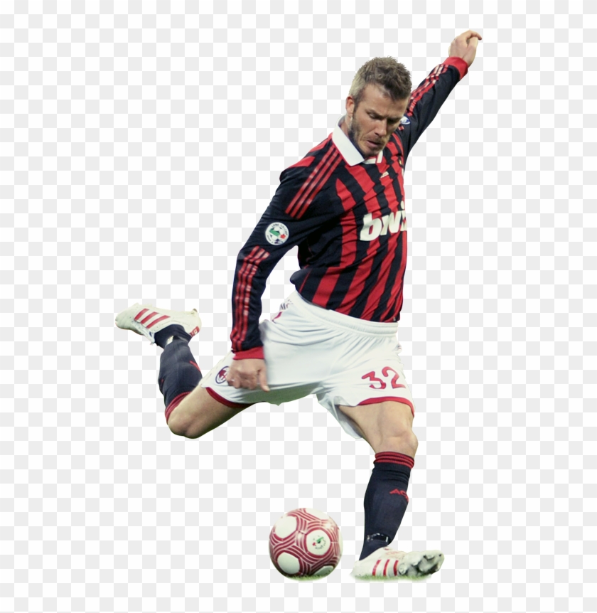 David Beckham Photo Beckham 03 - Kick Up A Soccer Ball Clipart