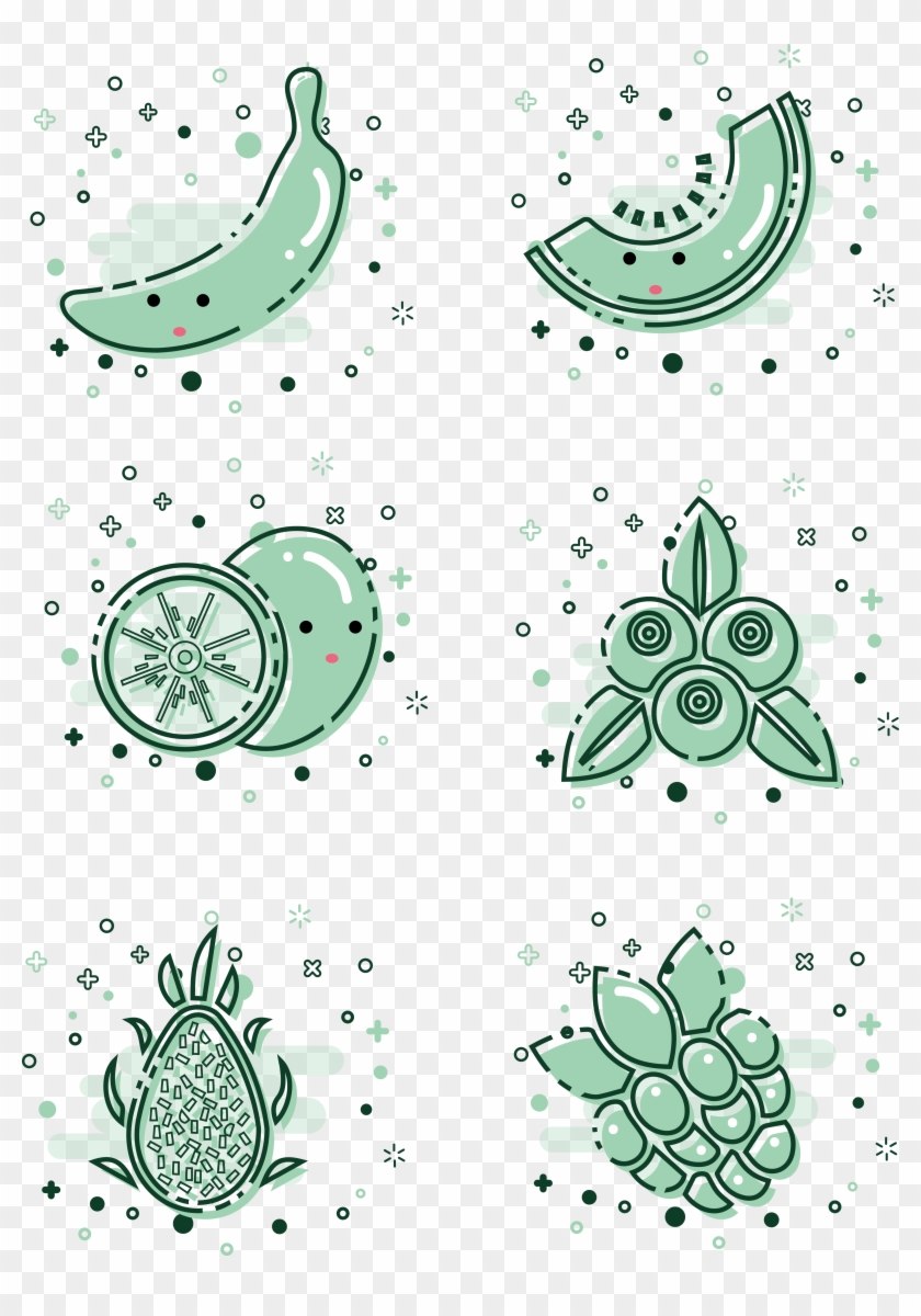Mbe Style Fruit Commercial Icon Element Png And Vector - Vector Graphics Clipart #5177717