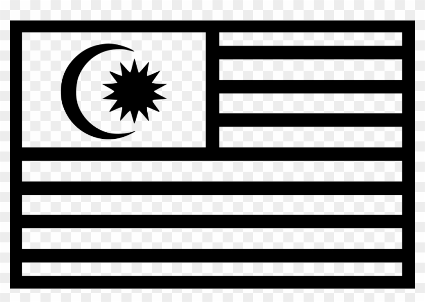 Malaysia Flag Comments - Malaysia Icon Png Black Clipart