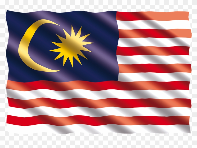 International Flag Malaysia - Malaysia Singapore Flag Clipart #5177909