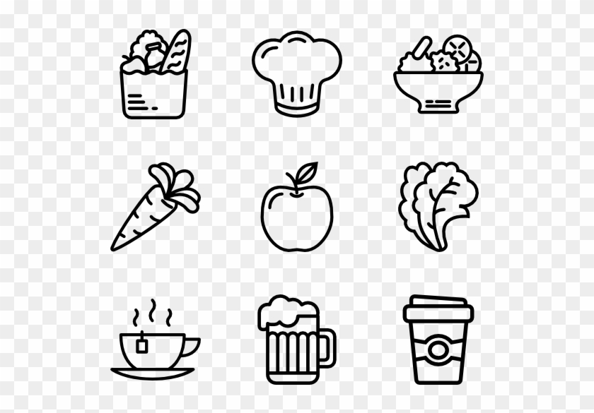 Vector Fruits Minimalist - Hand Drawn Png Clipart #5178023