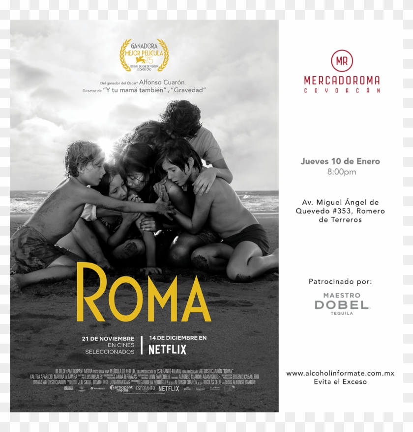 Roma, La Película Que Ha Movido Al Mundo Llega A Mercadoroma - Roma Movie Poster 2018 Clipart