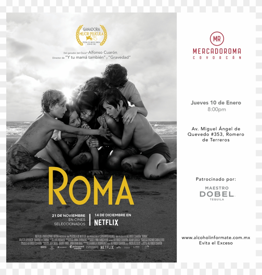Roma, La Película Que Ha Movido Al Mundo Llega A Mercadoroma - Roma Movie Poster 2018 Clipart #5178044