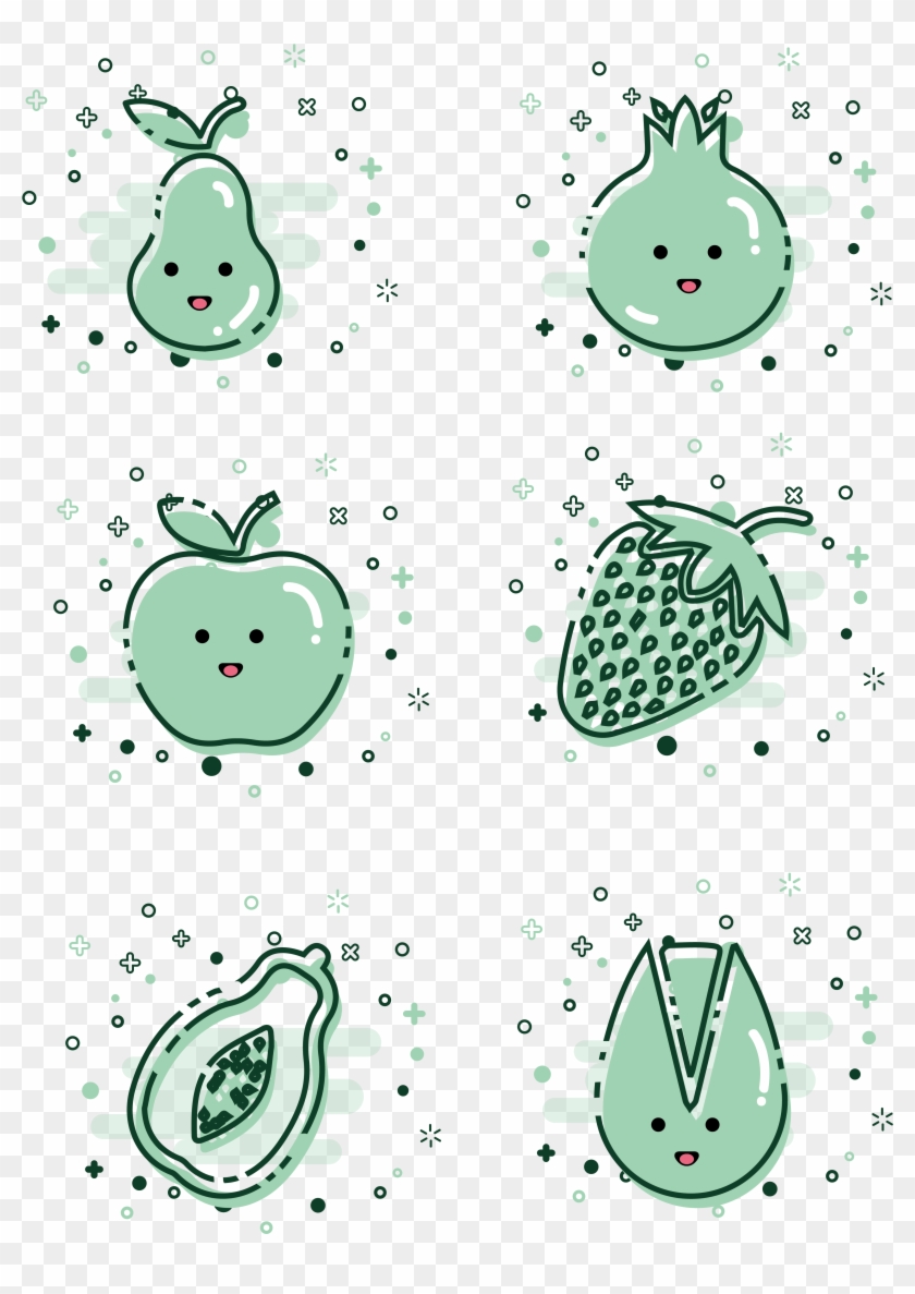 Mbe Style Fruit Commercial Icon Element Png And Vector - Vector Graphics Clipart #5178106