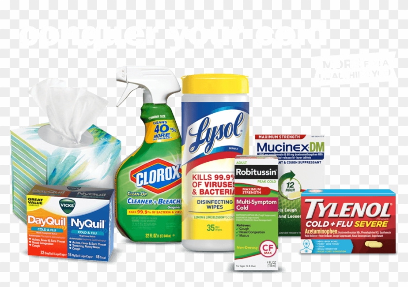 Tylenol Cold/flu Severe Caplets, 24 Count , Png Download - Bottle Clipart