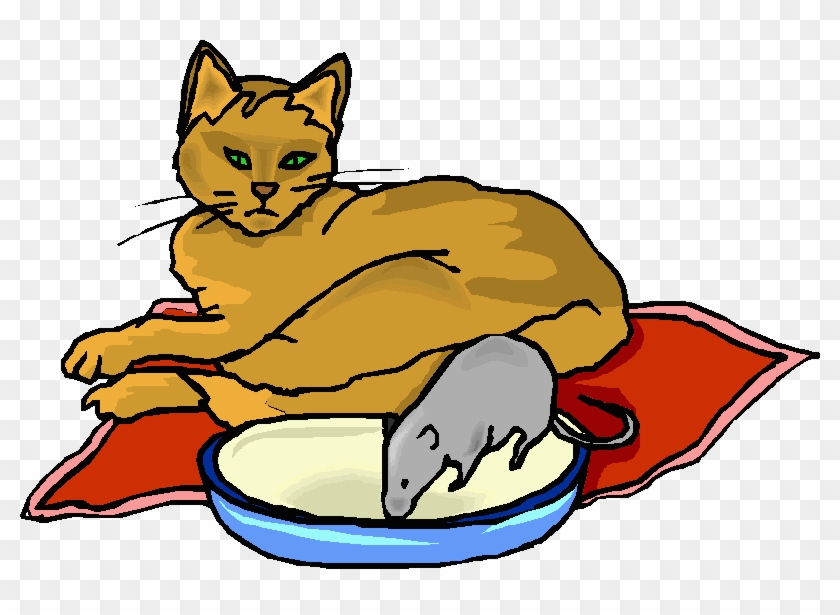 Rat And Cat Png - Cat And Rat Clipart
