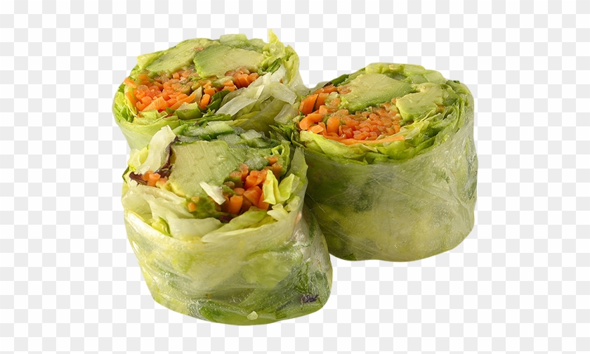Click To Enlarge - Teriyaki Chicken Rice Paper Rolls Clipart