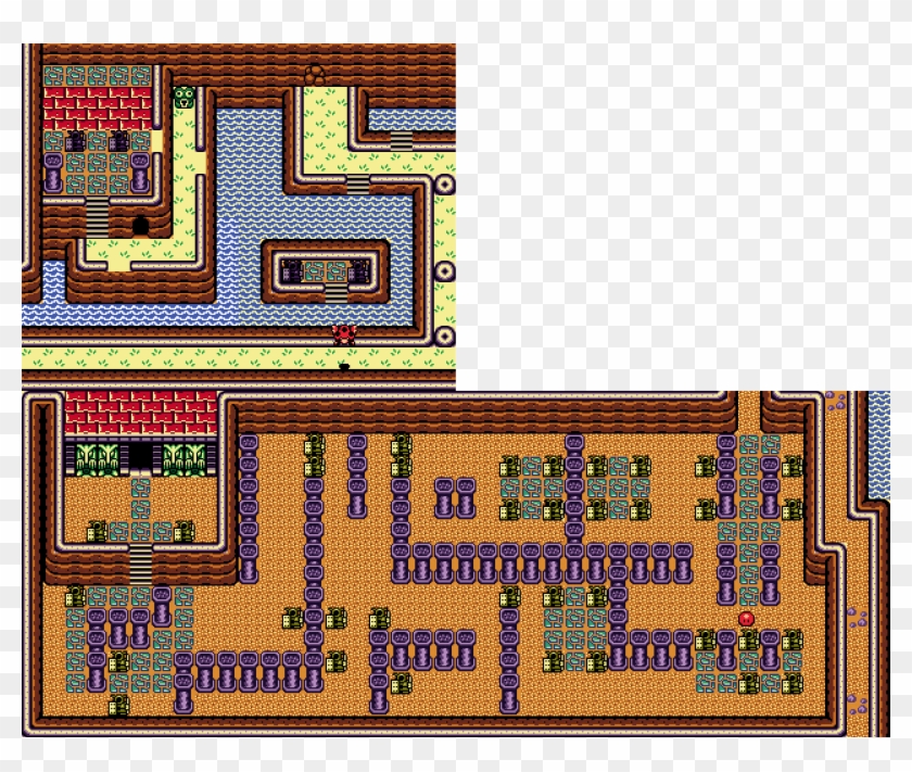 Games - Zelda Link's Awakening Map Clipart #5179295