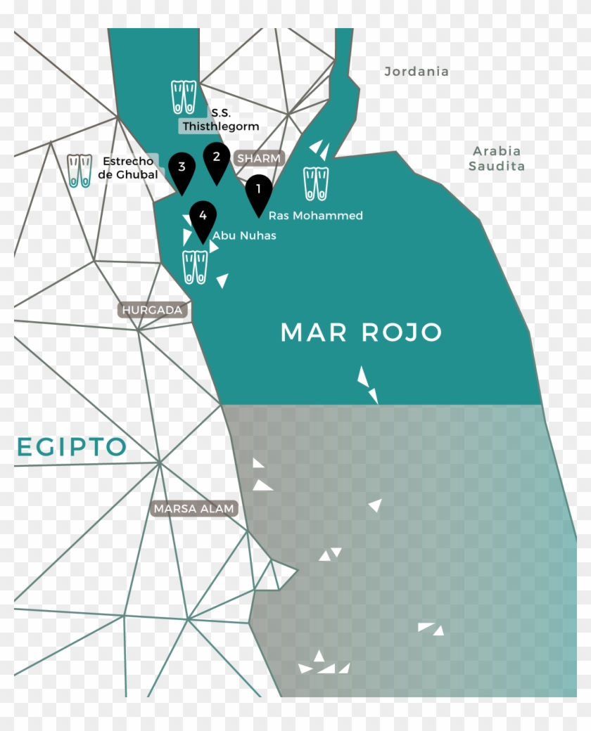 Fotos Del Mar Rojo Visto Desde Arriba - Triangle Clipart