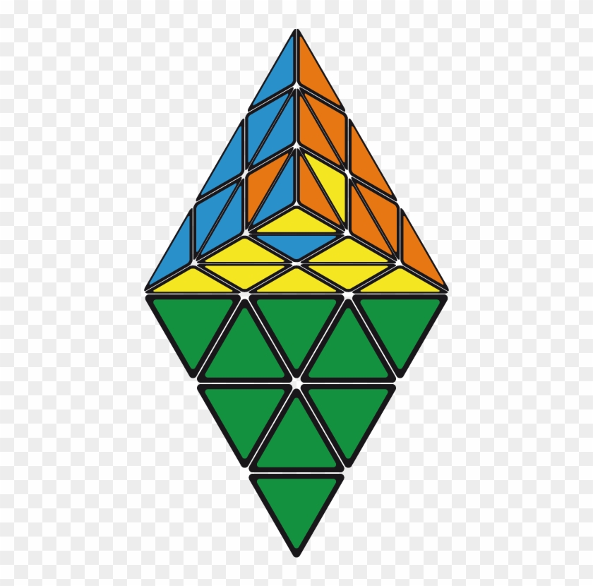 3 Dots - Pyraminx Clipart