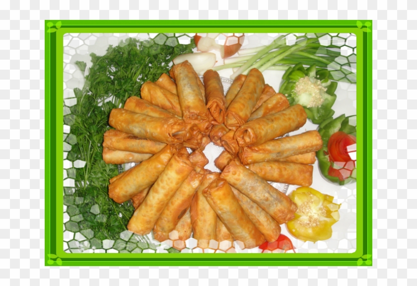 Spring Rolls - French Fries Clipart