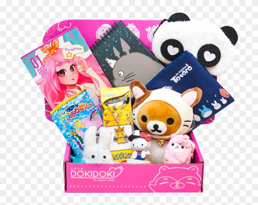 Japanese Subscription Box, Kawaii Subscription Box, - Doki Doki Japan Crate Clipart