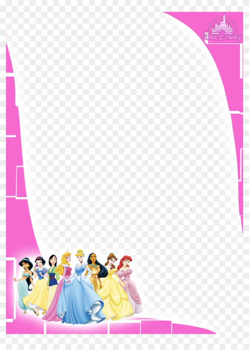 Moldura Princesas Png - Disney Princess Cartoon Logo Clipart