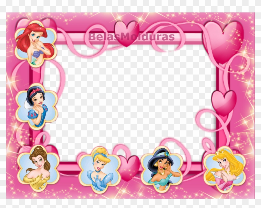 Frames Das Princesas - Molduras Para Foto Das Princesas Clipart