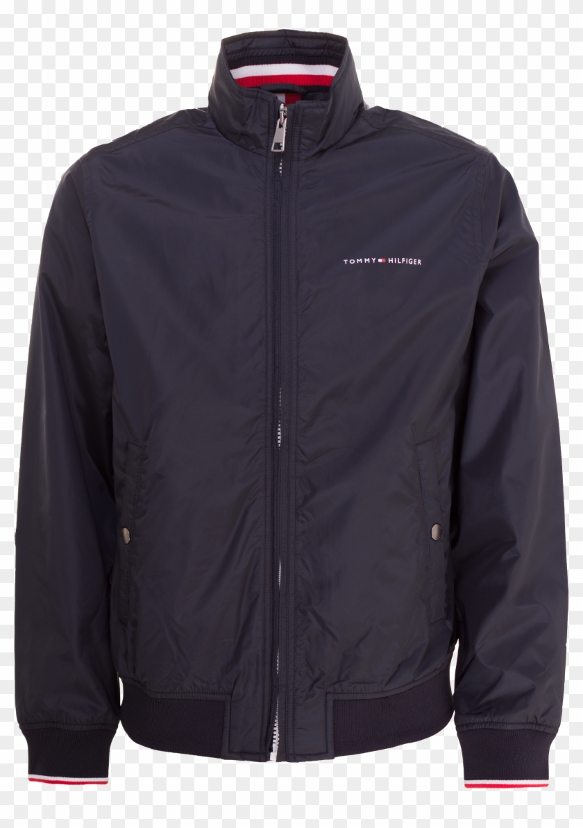 Tommy Hilfiger Nylon Harrington Bomber Dark-blue Clipart