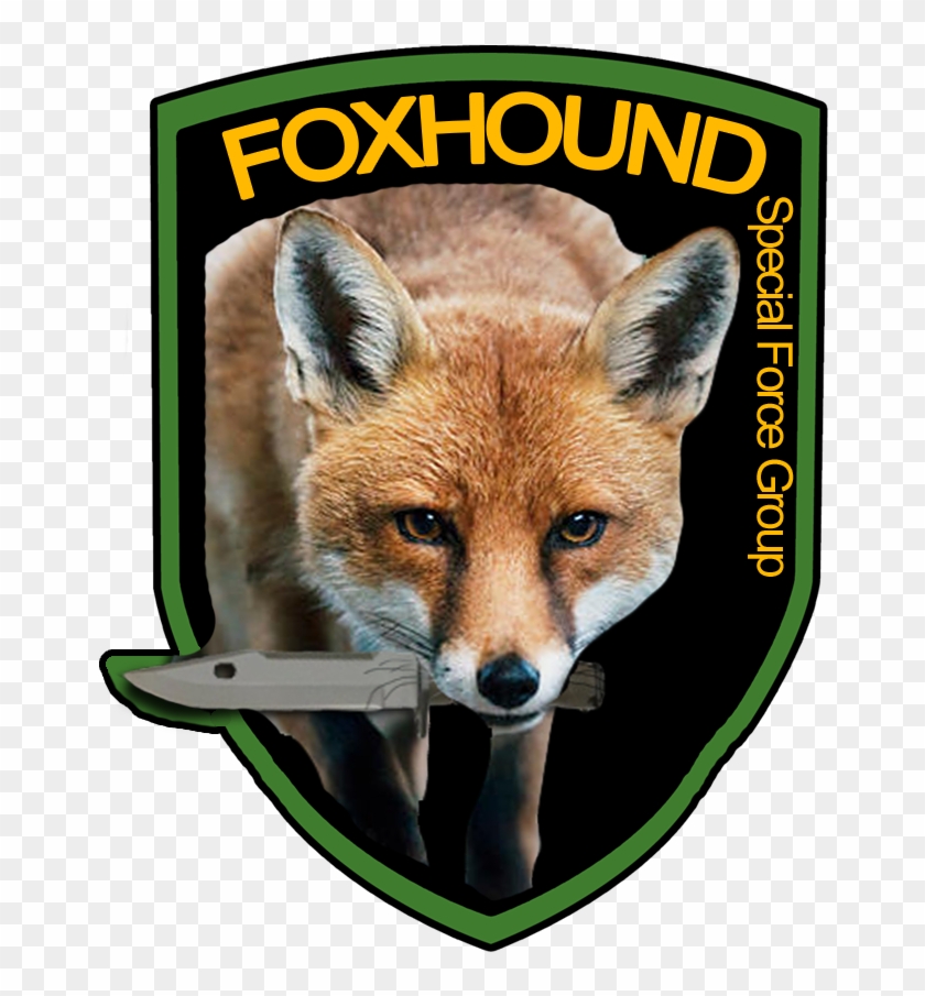 Realistic Foxhound Logo I Pulled Off - Foxhound Unit Logo Gif Clipart
