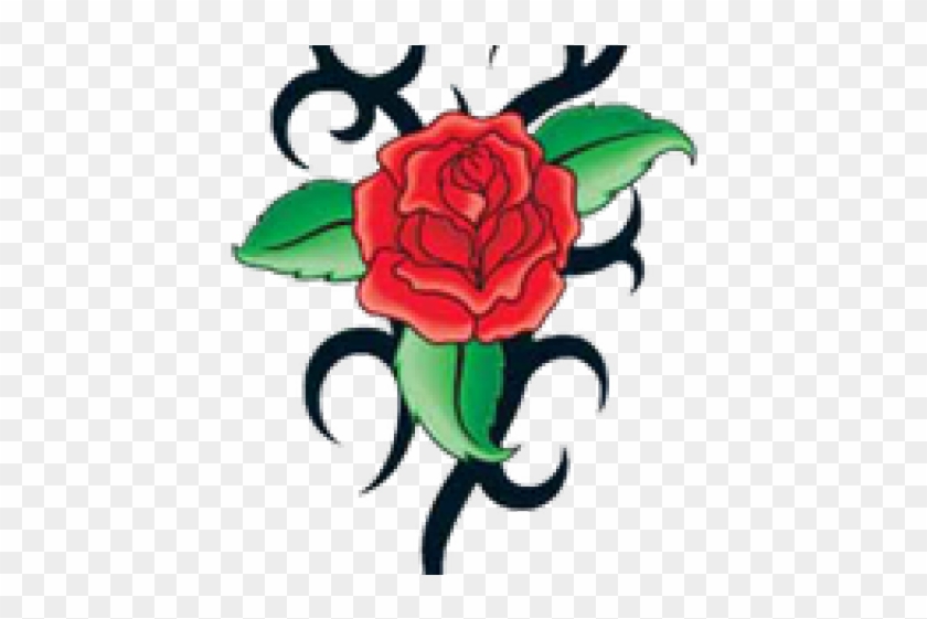 Original - Rose Tattoo Designs Clipart #5182605
