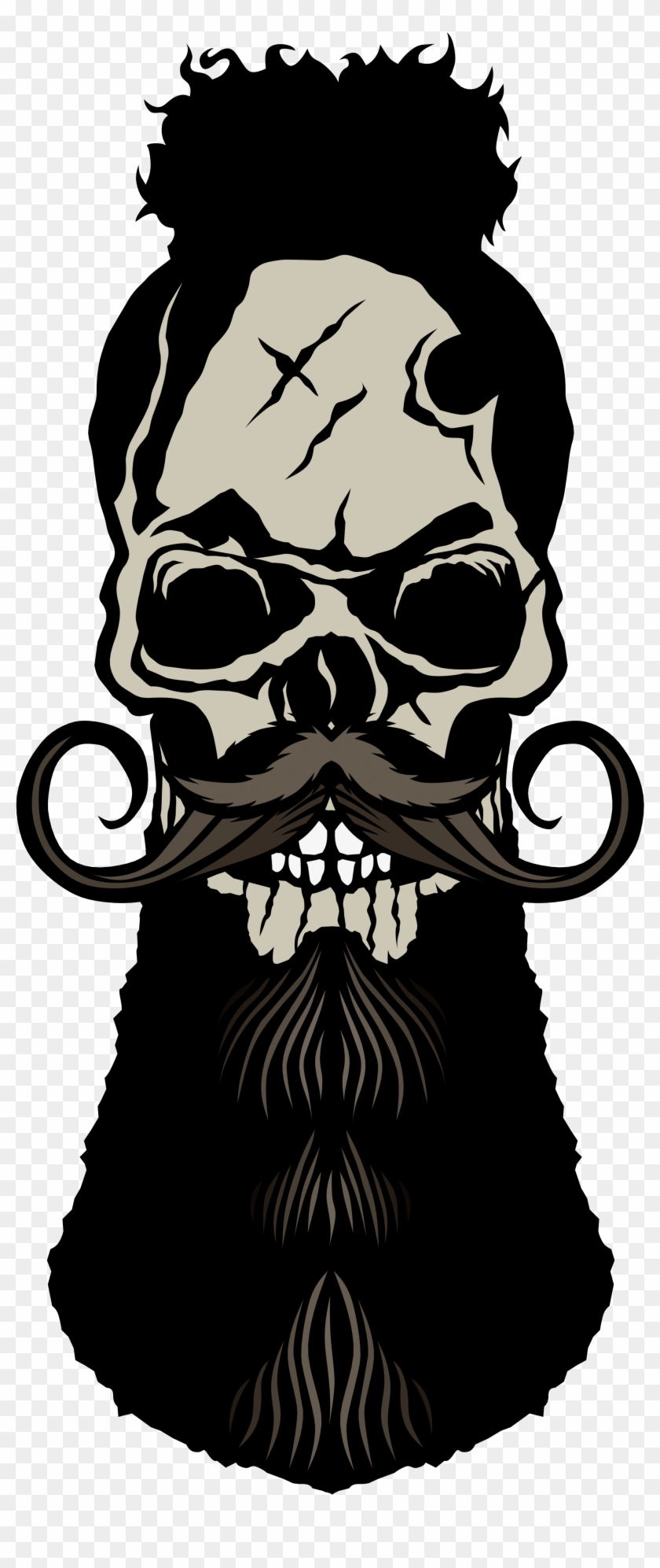 Tee-shirt Tete De Mort Hipster Crane Skull Barbu - Francisco Pizarro The Explorer Clipart #5182751