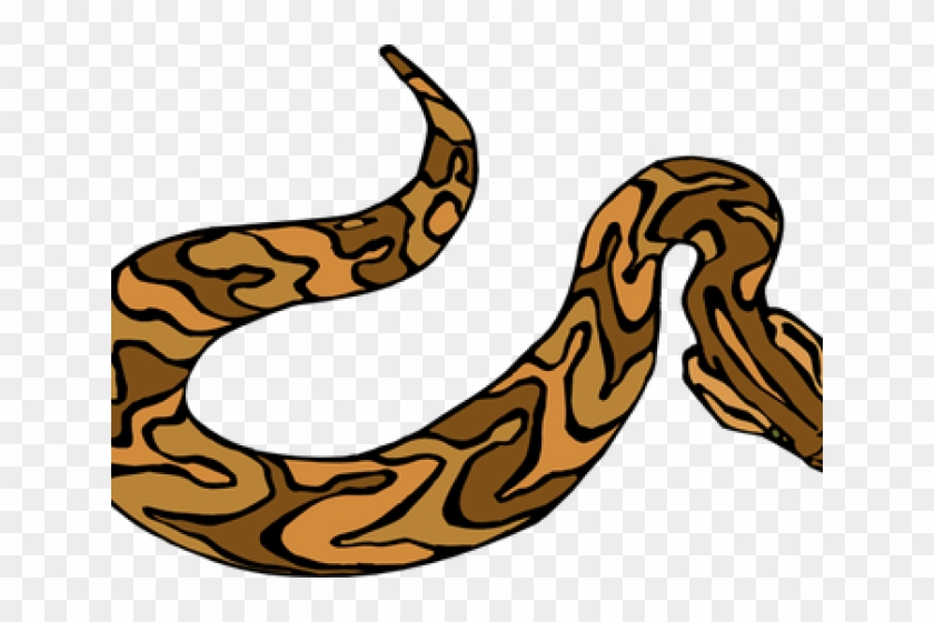 Brown Snake Clipart - Png Download #5182788