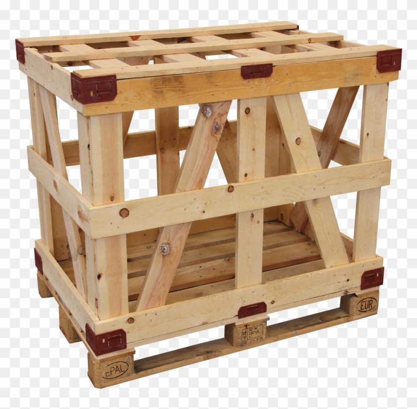 Caja Jaula - Cajas De Madera Embalaje Clipart