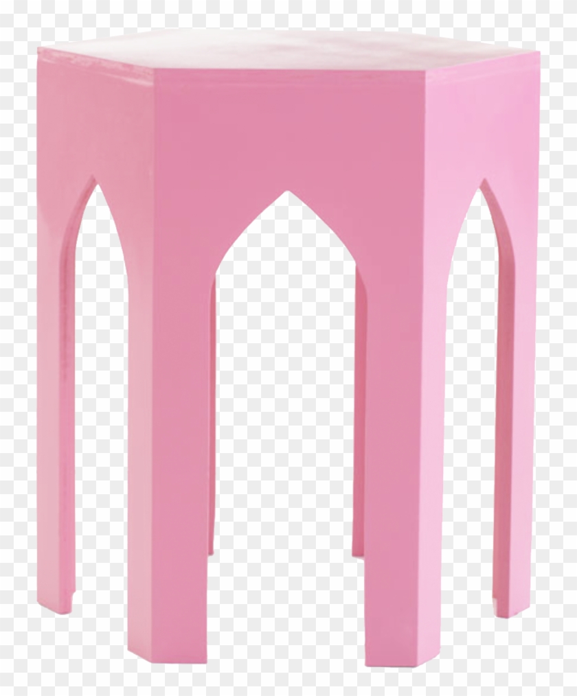 Pink Moroccan Table - Pink Table Png Clipart #5182945