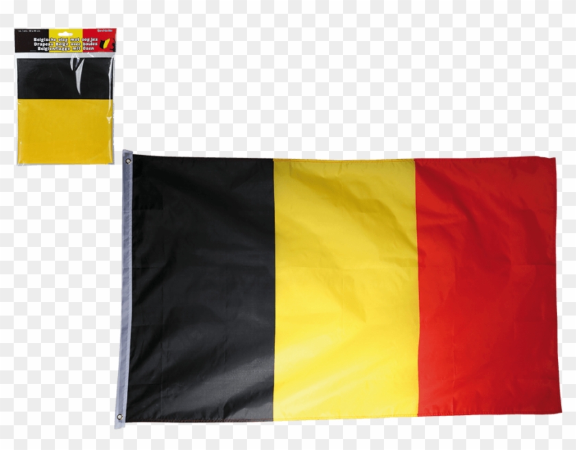 Belgium Flag With Metal Rings - Flag Clipart
