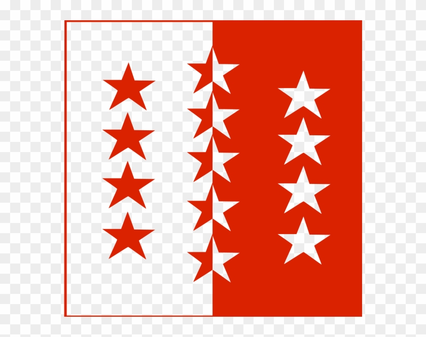 Drapeau Valais Png - Blason Du Valais Suisse Clipart #5183012
